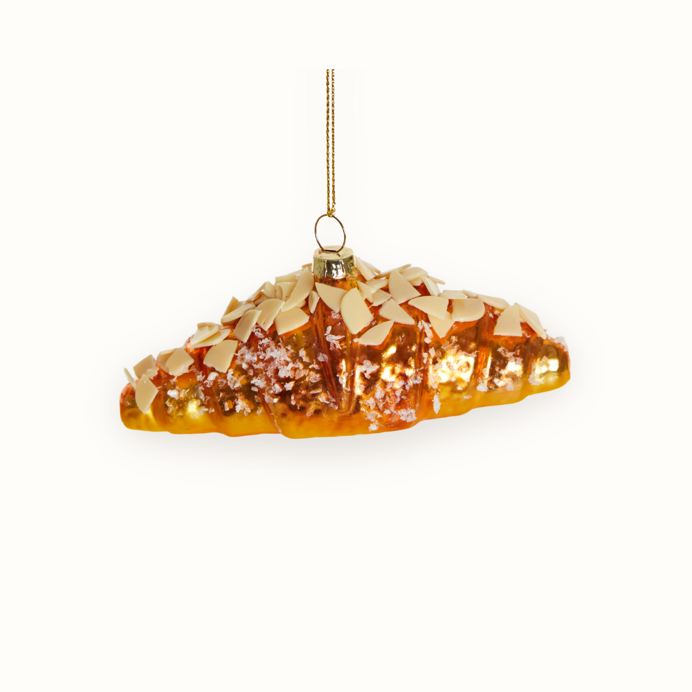 Almond Croissant Ornament