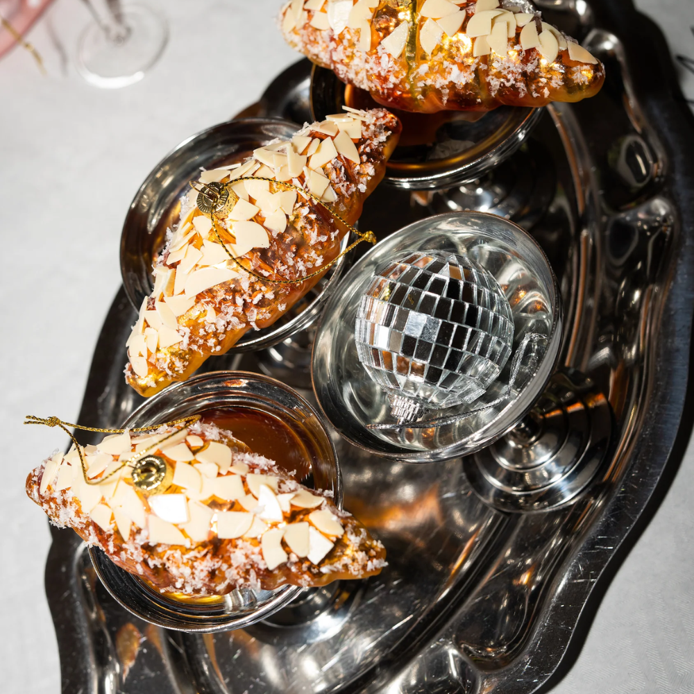 Almond Croissant Ornament
