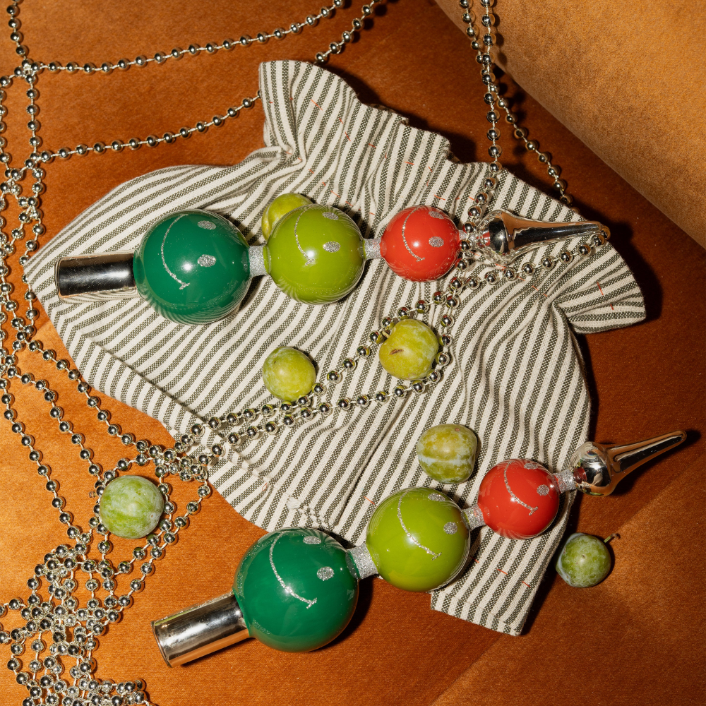 Smiley Tree Topper Silver